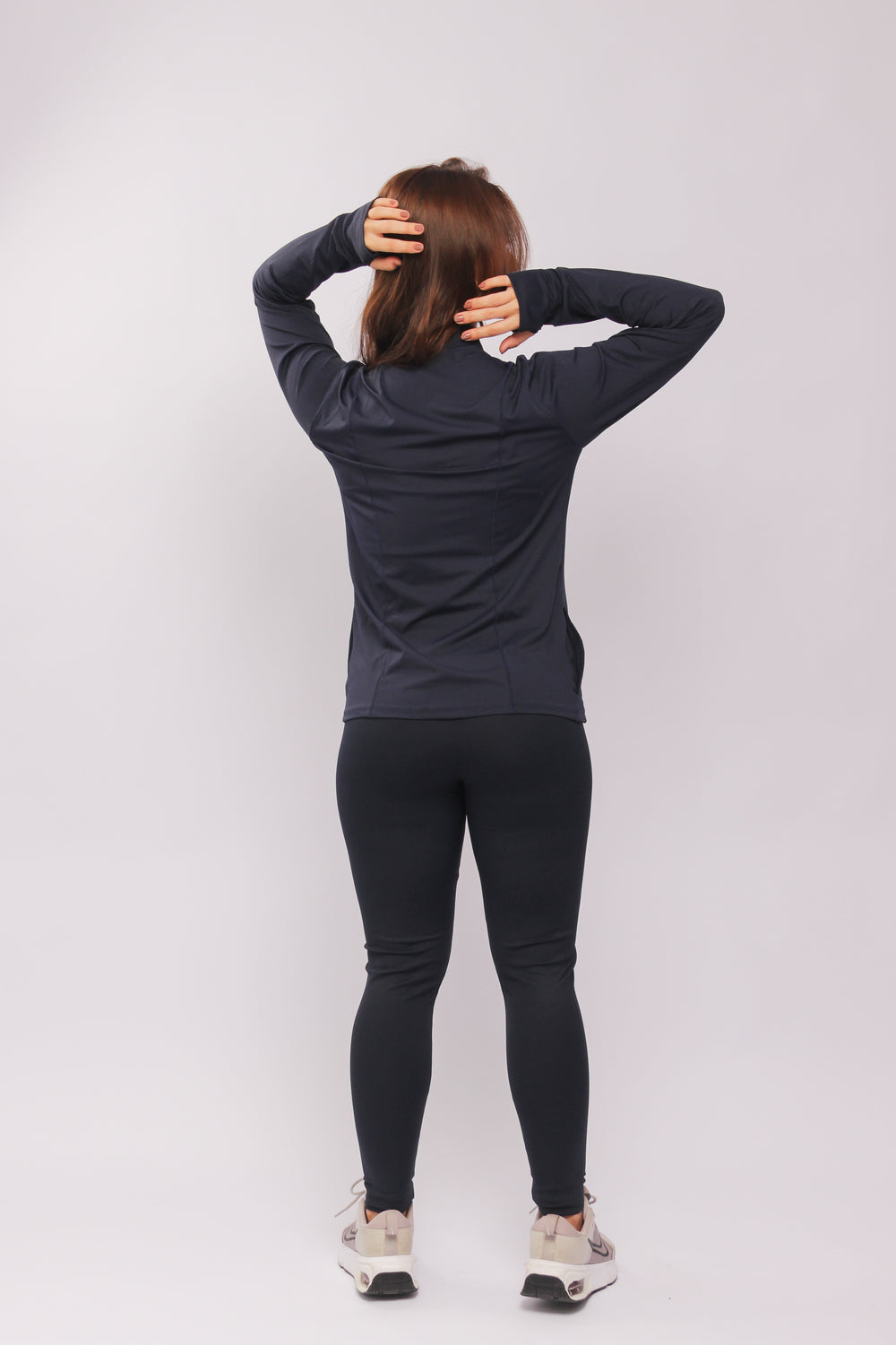25005 - Jaquetinha Dry Fit Sport Azul Marinho - Duna Casual